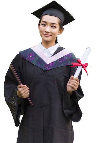 学士服女孩